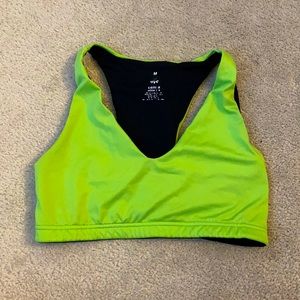 Senita size medium sports bra. Really nice back!